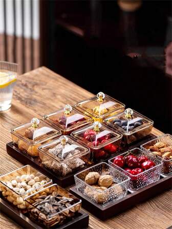 1Set Snack Dish With Tray, European Style Decoration