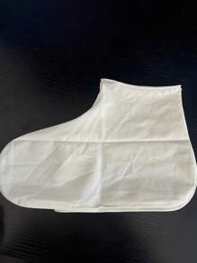 2 piezas Cubiertas de zapato universales portátiles y a prueba de agua para acampar al aire libre, cubiertas de zapato de lluvia antideslizantes de látex, gruesas y duraderas para exteriores, playa, ciclismo, unisex