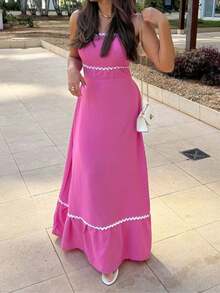 Sianinha Midi Dress (0056) - Baby Pink - View 3