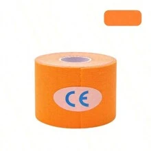 1 ROLLE 5cm x 5m Muskel Paste Kinesio Tape Elastisches Band Brust Paste Knie und Ellbogen Pad Fitnesstape Schutzzubehör Sport Tape Fitness Zubehör