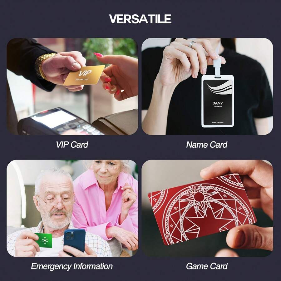 200pcs MultiColor Metal Engraving Blanks, Colored Aluminum Sheets For