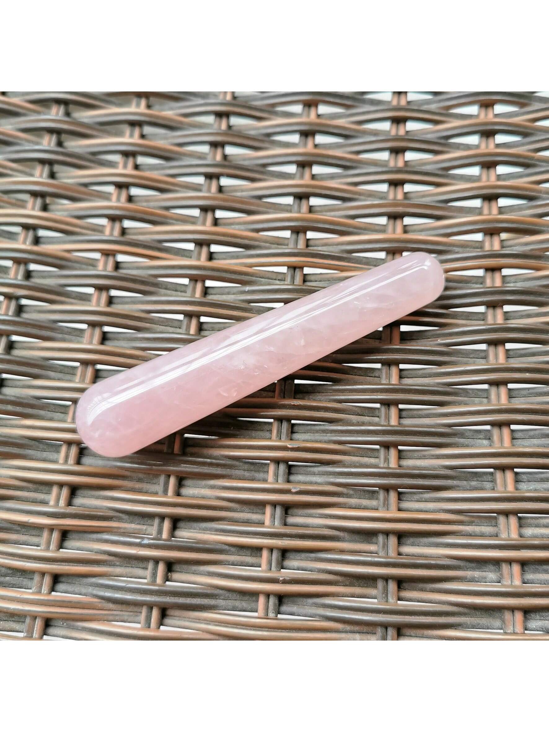 Natural Jade Rose Quartz Massage Tool, Beauty Massage Stick