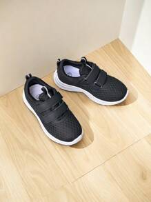 儿童舒适时尚编织透气运动鞋 - 柔软、防滑、双钩环、轻便、灵活的鞋子，适合户外活动、玩耍、上学和休闲穿着 - 非常适合成长中的双脚