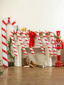 1pc-Christmas Inflatable Candy Canes,Novelty Giant Candy Cane ,Fun PVC Christmas Inflatable Yard Decorations Jumbo Candy Canes Balloons,For Christmas Decorations, Large Pool Floats Outdoor Candy Canes Balloons For Christmas Indoor And Outdoor Decorations, Candyland Decorations - Multicolor - View 7