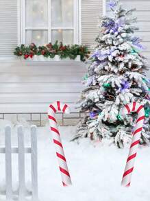 1pc-Christmas Inflatable Candy Canes,Novelty Giant Candy Cane ,Fun PVC Christmas Inflatable Yard Decorations Jumbo Candy Canes Balloons,For Christmas Decorations, Large Pool Floats Outdoor Candy Canes Balloons For Christmas Indoor And Outdoor Decorations, Candyland Decorations - Multicolor - View 8