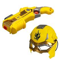 NERF Dart Blaster With Protective Mask 6 Darts Included - Màu vàng - Xem 3