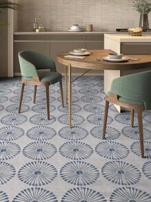 9 件/包优质乙烯基地板砖 - 花卉剥离和粘贴贴花，具有增强的附着力 - 防滑、可拆卸 - 非常适合 DIY 厨房和卧室后挡板 - 快速安装、易于清洁、耐用的表面 - 彩色 - 查看 7