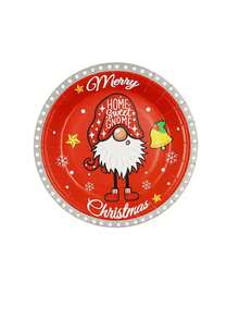 10 chiếc, Bộ đồ ăn dùng một lần cho tiệc Giáng sinh, Đĩa giấy, Cốc giấy 9 Oz - 5 Thiết kế ngày lễ, Cốc giấy chịu lực cho lễ kỷ niệm ngày lễ, Đồ trang trí bữa tối ngày lễ - Nhiều màu - Xem 26