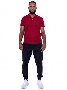 Men Polo Shirts - Màu xanh lam - Xem 2