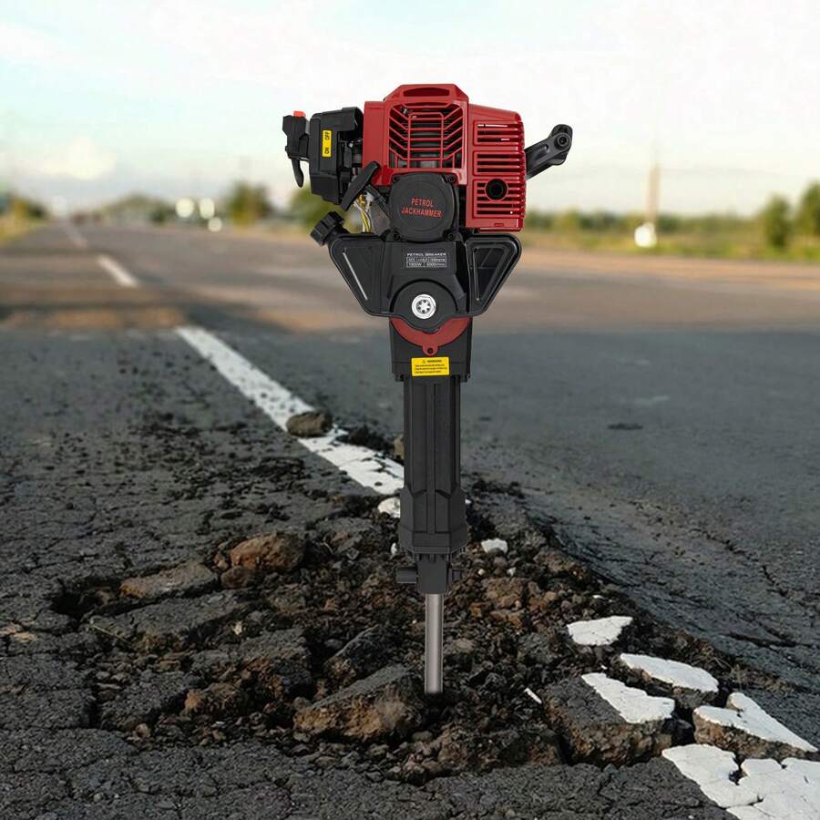 ZhdnBhnos Tree Digging Machine Petrol Gas Powered Portable Excavator Petrol Engine Tree Digger - Black - View 1