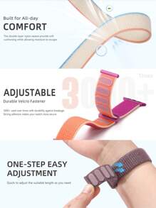 3 Packs Stretchy Solo Loop Band Compatible With Apple Watch Band 38mm 40mm 41mm 42mm 44mm 45mm 46mm 49mm For Women Men, Adjustable Sport Elastic Nylon Strap Compatible With IWatch Series Ultra/SE/11/10/9/8/7/6/5/4/3/2/1 - Multicolor - View 10