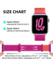 3 Packs Stretchy Solo Loop Band Compatible With Apple Watch Band 38mm 40mm 41mm 42mm 44mm 45mm 46mm 49mm For Women Men, Adjustable Sport Elastic Nylon Strap Compatible With IWatch Series Ultra/SE/11/10/9/8/7/6/5/4/3/2/1 - Multicolor - View 11