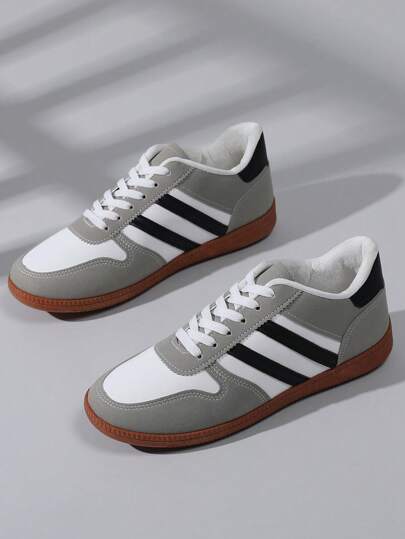 Men's Trainers Sneakers, Lace Up Soft Sole Casual Shoes, Indoor Shaping Healthy Training Shoes