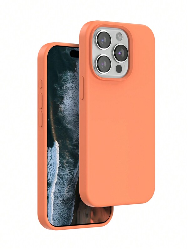 PULOKA حافظة هاتف من السليكون السائل الأصلي مع بطانة من الألياف الدقيقة ، متوافقة مع أجهزة آيفون 16 برو ماكس ، 15 ، 14 ، 13 ، 12 ، 11