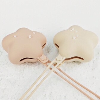 1 件装婴儿奶嘴硅胶便携式防尘收纳盒收纳盒