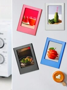 1 Stück Magnetischer Fotorahmen Aufkleber für den Kühlschrankkühlschrankmagnet, personalisierter Foto-Dekomagnet