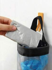 1个,居家购物袋挂袋厨房壁挂垃圾塑料袋收纳便携式抽取式杂物收纳袋是居家厨房必备收纳袋