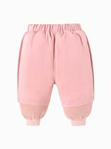 Balabala Girls' Pants Windproof And Warm For Autumn/Winter - Pink - View 5