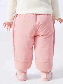 Balabala Girls' Pants Windproof And Warm For Autumn/Winter - Pink - View 2