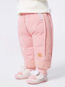 Balabala Girls' Pants Windproof And Warm For Autumn/Winter - Pink - View 3