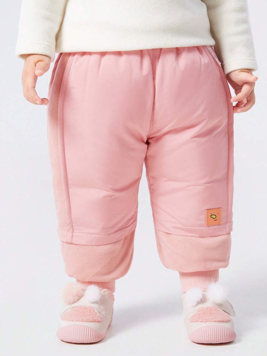 Balabala Girls' Pants Windproof And Warm For Autumn/Winter - Pink - View 1