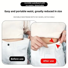 4 件/12 件多用途衬衫袖口固定器、裤腰带、围巾/领带夹、无针袖口紧固件 - 彩色 - 查看 4