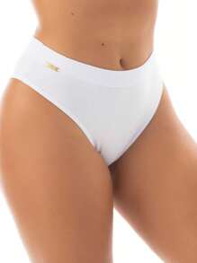 Kit Of 4 Cotton Panties With Tummy-Hugging Waistband - 彩色 - 查看 6