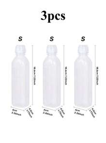 Botella transparente de plástico para condimentos con apretón y botella de aceite de cocina multifuncional de dos en . La botella de apretón es ideal para almacenar aceite, vinagre, salsa de soja y otros condimentos. La botella de aceite con rociador y vertedor tiene una tapa accionada por gravedad que se abre y cierra automáticamente, lo que la hace adecuada para rociar durante las barbacoas. 1 pieza/2 piezas/3 piezas