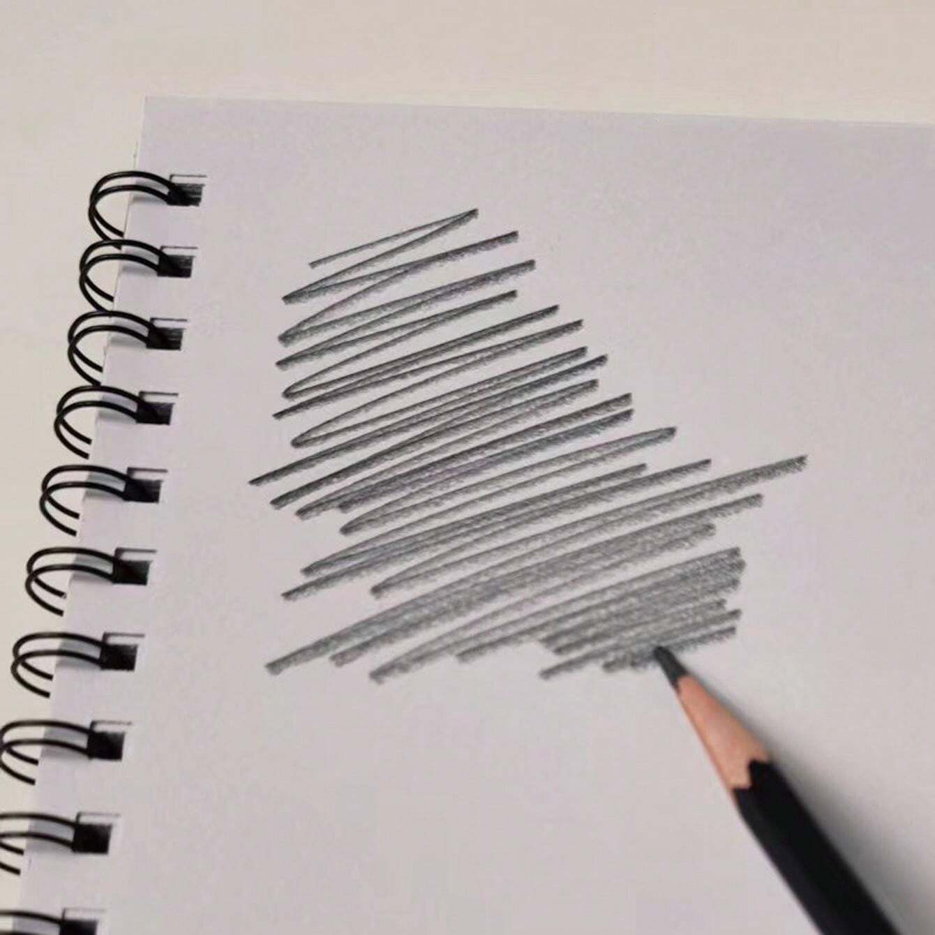 Thick Spiral Sketchbook Bulk Pack, Square Drawing Paper For Art And