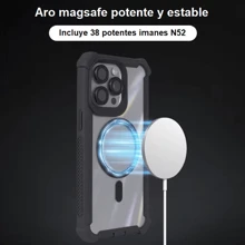 Funda Para iPhone Uso Rudo Defender 2 En 1 Con Magsafe - Negro - Ver 2