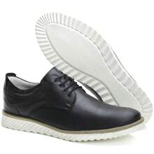 MEN'S DRESS SHOES NEW SOFT COMFORT SNEAKERS - màu đen - Xem 1