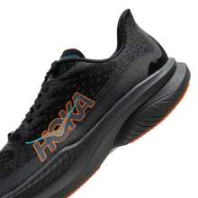 Hoka One One MACH 6 竞技训练鞋，男女款弹力跑鞋，1147790-BKLC - 黑色/柑橘色 - 查看 5