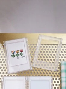 1 Stück Magnetischer Fotorahmen Aufkleber für den Kühlschrankkühlschrankmagnet, personalisierter Foto-Dekomagnet