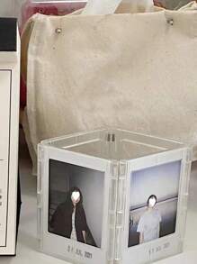 1 Stück Magnetischer Fotorahmen Aufkleber für den Kühlschrankkühlschrankmagnet, personalisierter Foto-Dekomagnet