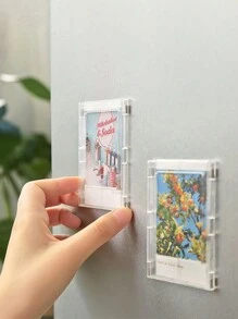 1 Stück Magnetischer Fotorahmen Aufkleber für den Kühlschrankkühlschrankmagnet, personalisierter Foto-Dekomagnet