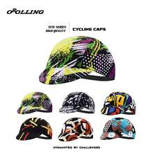 Gorra de ciclismo personalizada con líneas de graffiti, almohadilla para casco de ciclismo adecuada para deportes al aire libre - Pintada - Ver 7