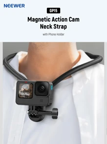 Soporte de atalaje en primera persona para GoPro, DJI, Insta360 y smartphones - Modelo ordinario (compatible con teléfonos móviles y cámaras de acción) - Ver 1