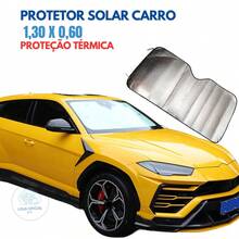 Sunscreen Windshield Sunshade Car Thermal Protection - Bạc - Xem 1