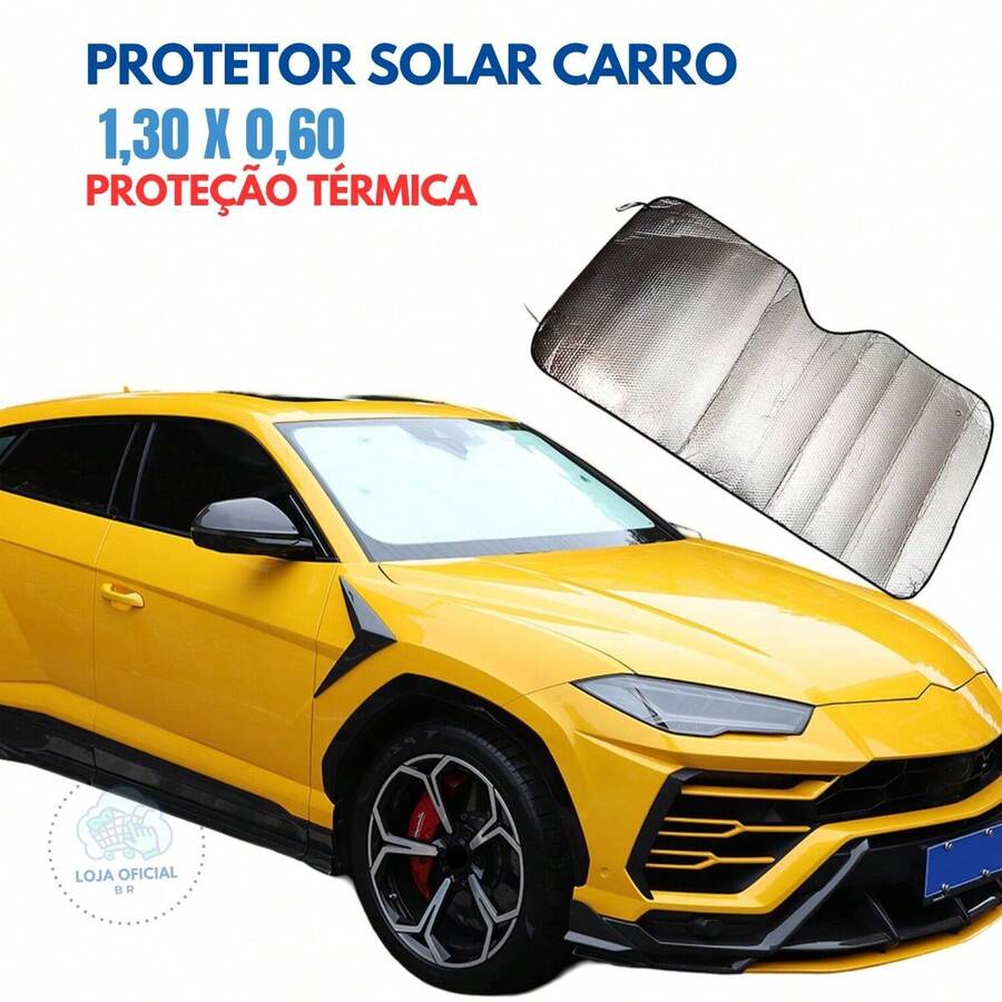 Sunscreen Windshield Sunshade Car Thermal Protection - Bạc - Xem 1