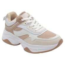 Tenis tipo Deportivo exterior TEXTIL color Blanco para Mujer - Blanco - Ver 3