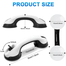 1 Pieza Barra de agarre para ducha con fuerte ventosa, accesorio de baño, barra de agarre para baño, decoración de baño, decoración de otoño, de vuelta a la escuela - Multicolor - Ver 3