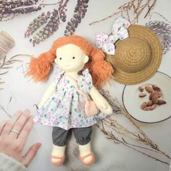 26cm/10 pulgadas Muñeca de vestir hecha a mano blanda - Artesanía exquisita y DIY, perfecta para Navidad, Año Nuevo, Acción de Gracias, regalos festivos