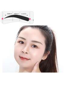 12支48支眉卡，有12种眉形选择，一支4支，适合新手化妆眉形造型、化妆、便宜、房间装饰、梳妆台、旅行、卧室、化妆配件