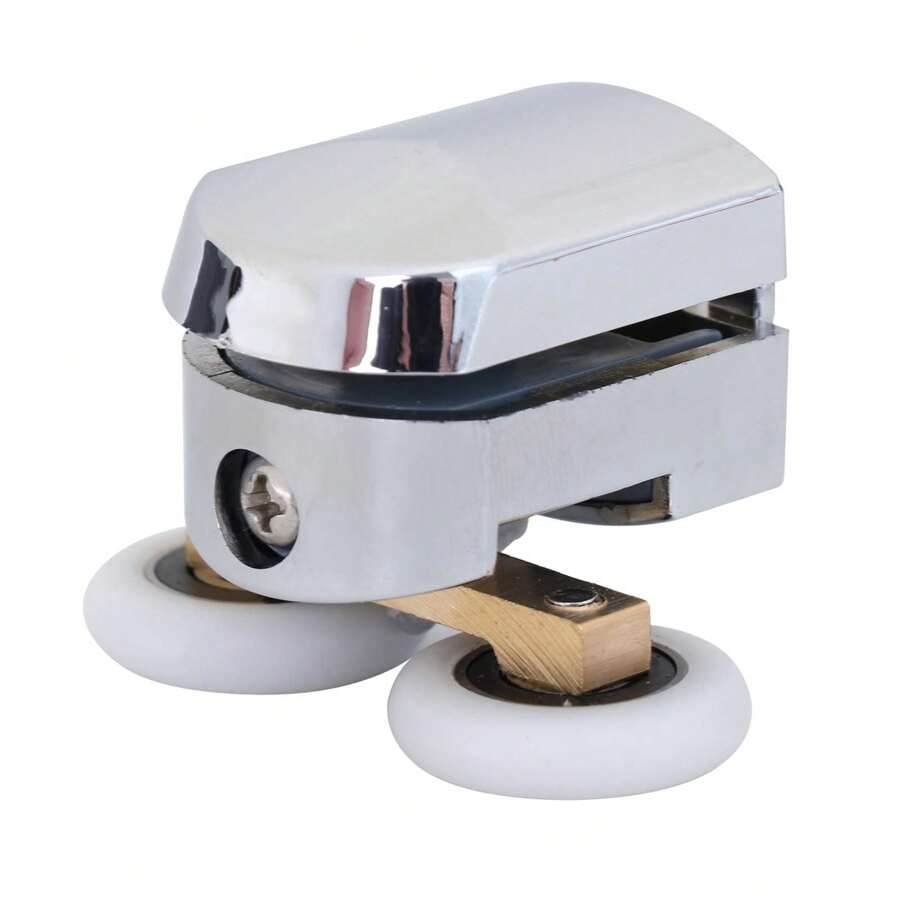 4 Pack Shower Screen Door Roller Replacement Glass Door Sliding Door Wheel Top And Bottom Fixed Pulley - Silver - View 1