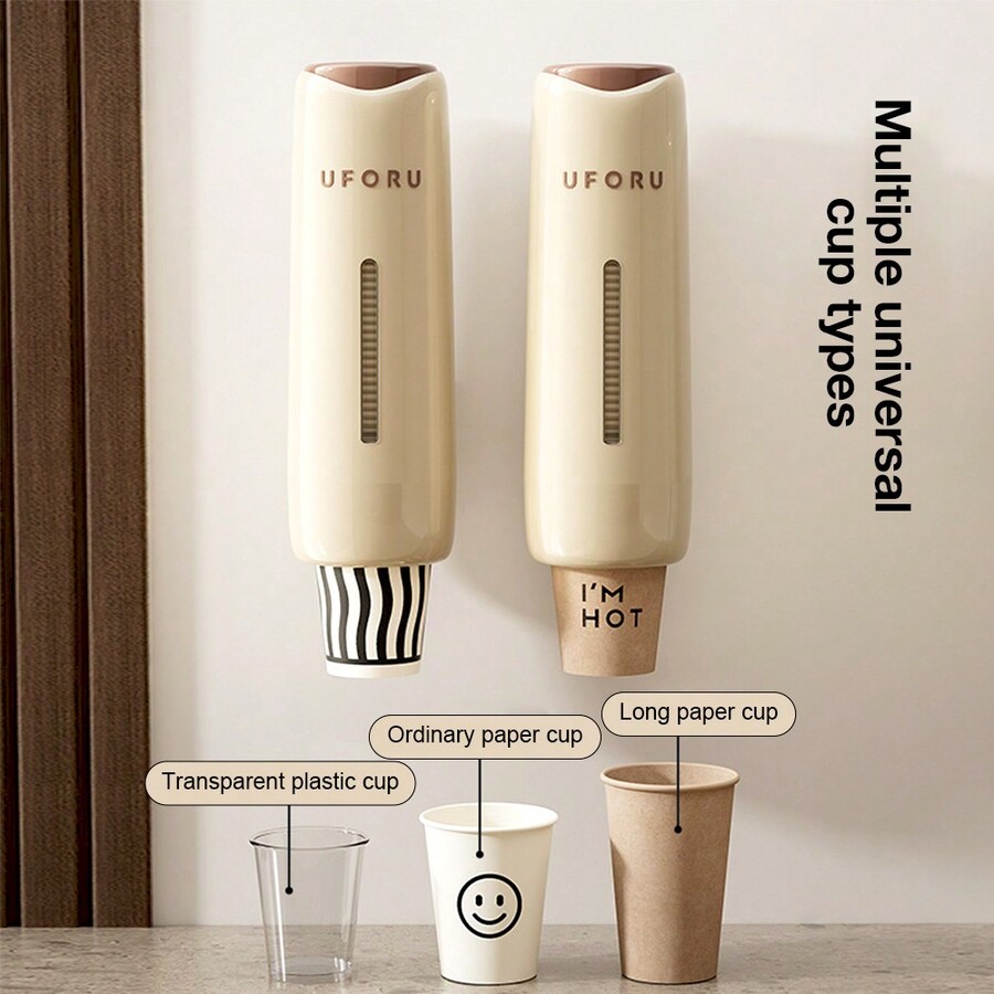 JYPS Cup Dispenser, Water Cooler Cup Dispenser Fits 4oz 7oz Cups