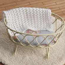 Bộ Chăn Và Nôi Tỉ Lệ 1:8-1:12 Cho Nội Thất BJD OB11 & MAILEG - Nhiều màu - Xem 8