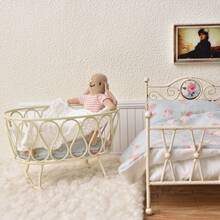 Bộ Chăn Và Nôi Tỉ Lệ 1:8-1:12 Cho Nội Thất BJD OB11 & MAILEG - Nhiều màu - Xem 7