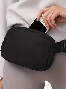 1 时尚大容量横式户外运动休闲腰包跑步健身斜挎包轻便瑜伽胸包四季多功能韩版腰包 - 彩色 - 查看 10