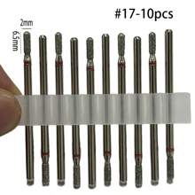 金刚石美甲钻头套装，适用于美甲钻、电动锉刀、专业硬质合金钻头套装，适用于亚克力凝胶美甲，家庭美甲沙龙适用