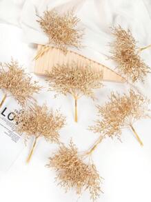 1 Bund (10 Stück) Künstliche Pflanzen, MINI Zweig Blatt Buchstabe, Bouquet DIY, Kranz Material, Süßigkeiten Box Zubehör, Heim Hochzeit Dekoration, Braut Handgelenk Blume, Brust Blume, Kopfschmuck Material, Valentinstag Geschenk, Neujahrsdekoration, Geburtstags Party Torte Zubehör Künstliche Pflanzen Zimmer Dekoration Herbst Dekoration Tischdekoration, Valentinstag, Geschenk